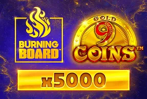 9coinsgoldburningboard